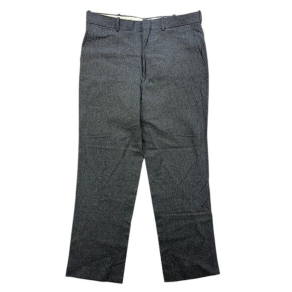 Polo Ralph Lauren Dress Pants Men’s 36x31 Gray Wool Blend Classic Trousers Italy - Picture 1 of 10